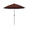 California Umbrella 9' Bronze Aluminum Market Patio Umbrella, Sunbrella Henna 194061337004 - alternate 1